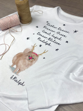 Personalised Pet Dog Breed Christmas Xmas Jumper Sweatshirt - Womens