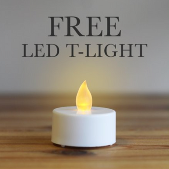 DAINTY GREY HOUSE T-LIGHT HOLDER, 21CM