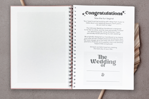 BOHO A4 Large Ultimate Wedding Bridal Planner - Best Bride to Be Gift - Scrapbook