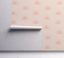 Boho Sunshine Neutral Wall Mural - Peel and Stick