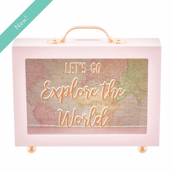 Sass & Belle WORLD EXPLORER Money Box Gift - Fireflies Designs