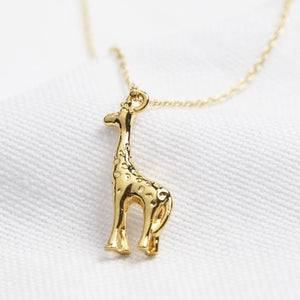 Gold Giraffe Necklace
