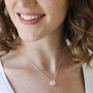 Sloth Pendant Necklace in Silver